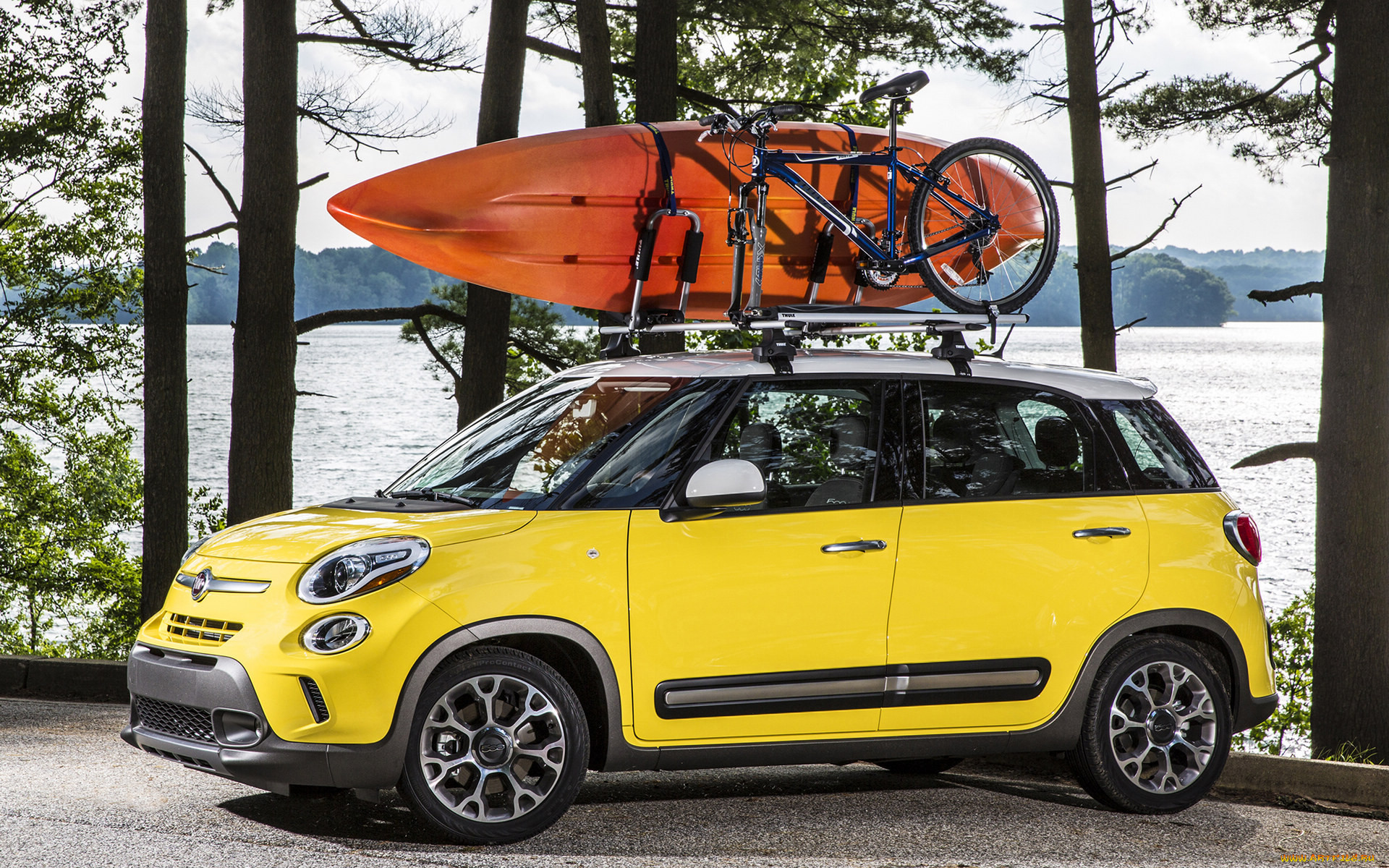 , fiat, car, 500l